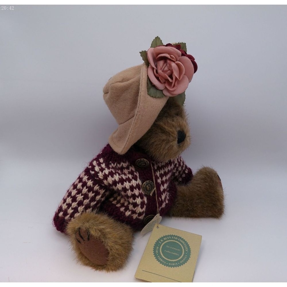 Boyds Bears Plush Sally Quignappel Jointed Retired Best Dressed Bear - Picture 5 of 8